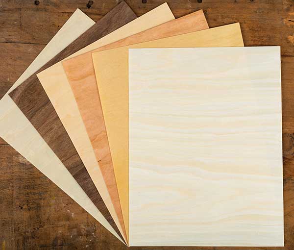 Cherry Adhesive Backed Wood Paper, Real Wood Paper